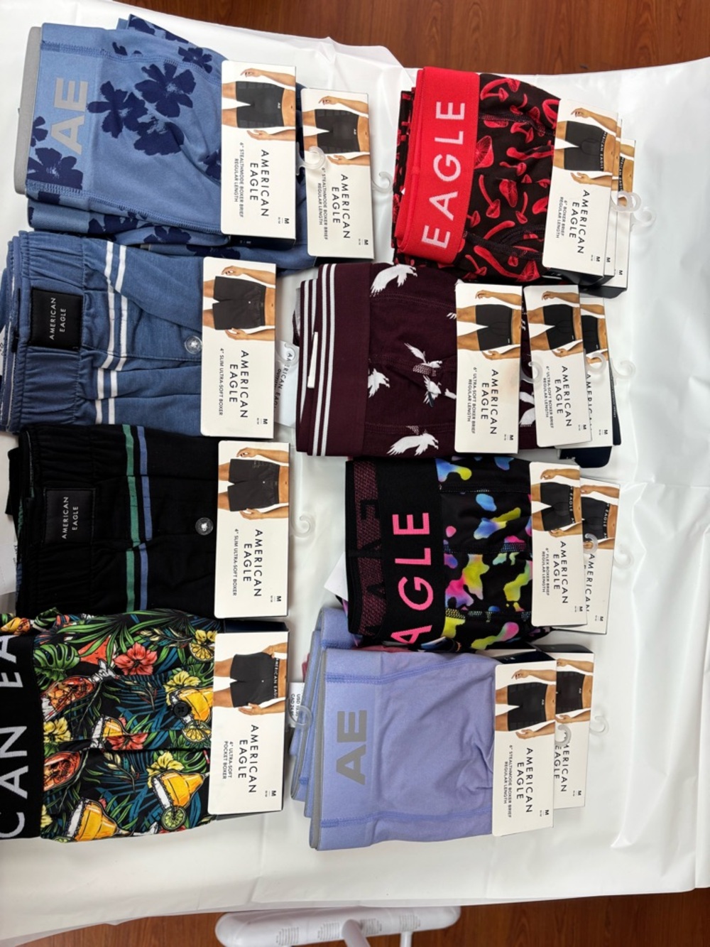 American Eagle Men’s Boxer Briefs Bundle 16 pair